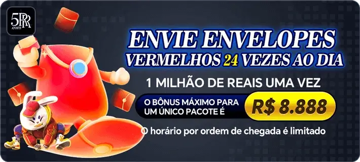 5rre Envelope da sorte com prêmios de até R$8.888
